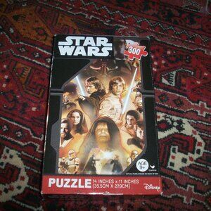 Star Wars Luke, Darth Vader, Hans Solo Montage 14x11 300pc Puzzle, Complete